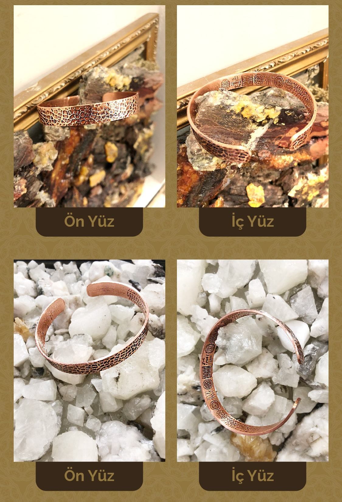 Urartu Bakır Bileklik - Görsel 2